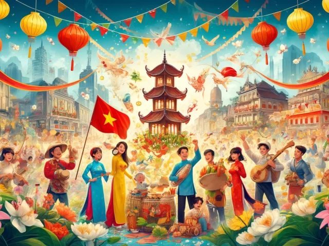 Vietnam holiday banner